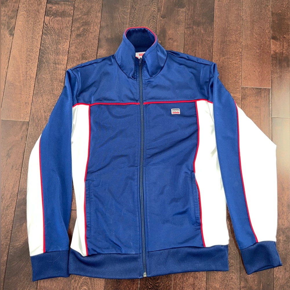 Levi's Blue Jacket with Red Trim